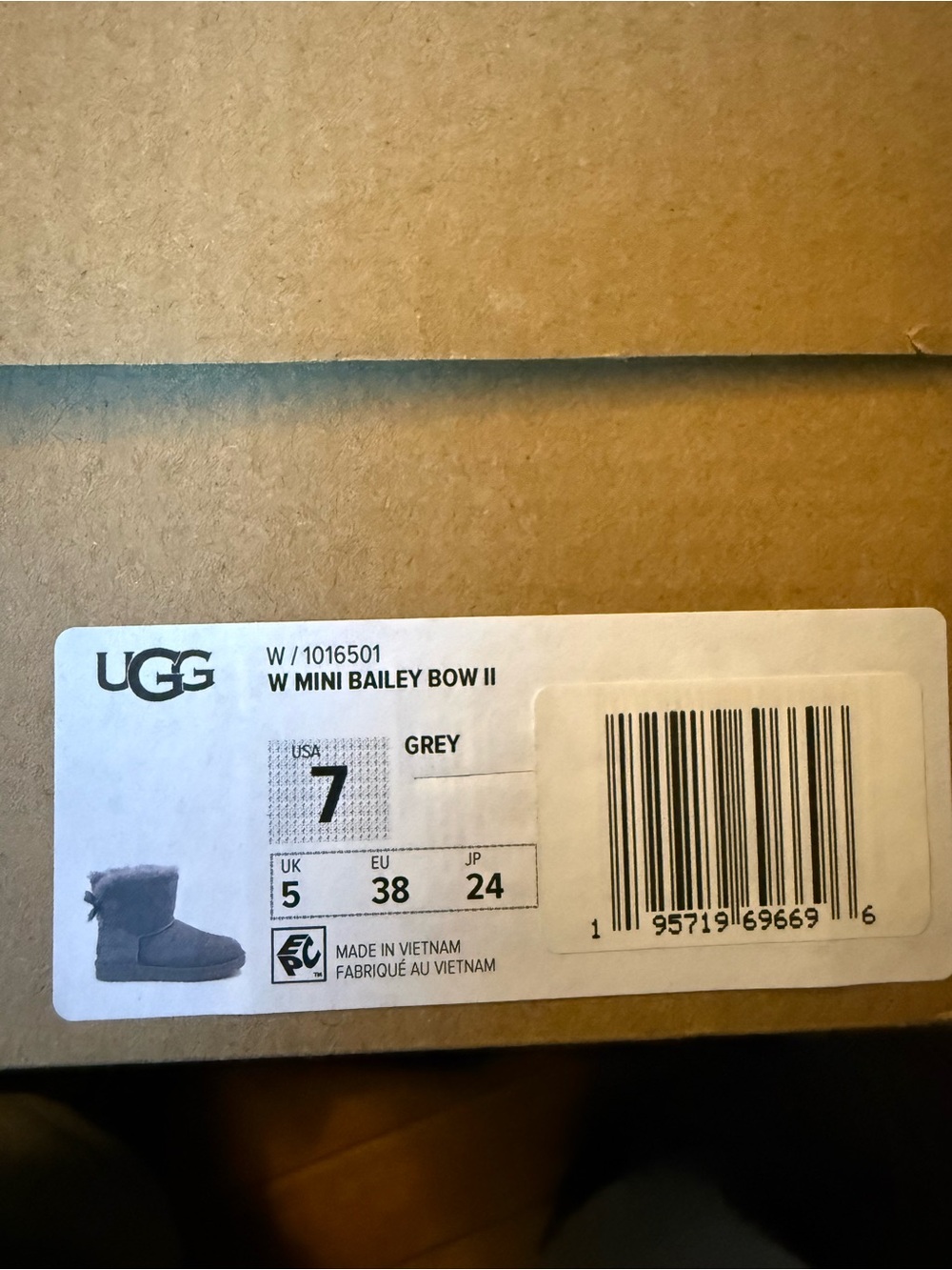 Ugg Mini Bailey Bow NEW